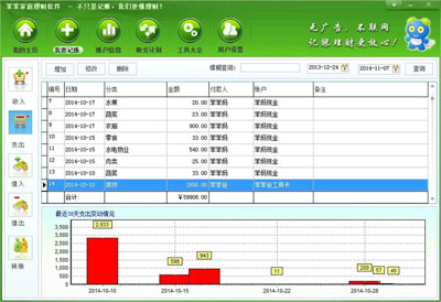 笨笨家庭理财软件小图